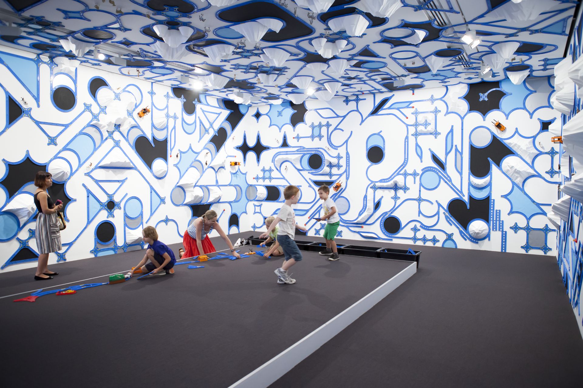 Paramodel Paramodel joint factory as part of 'Kids' APT7', 2013 / Photograph: Chloe Callistemon