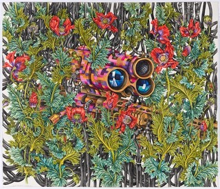 eX de Medici, Australia b.1959 / Asleep While Awake 2016–17 / Watercolour on paper / 98 x 114cm / Collection: Sally Dan-Cuthbert, Sydney / © eX de Medici