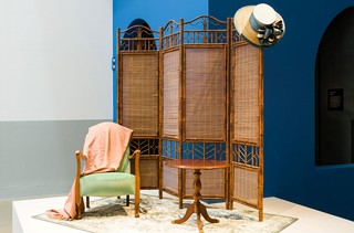 A hat based on one worn by Comtesse de la Châtre (Marie Charlotte Louise Perrette Aglaé Bontemps, 1762–1848) painted by Élisabeth Louise Vigée Le Brun in 1789