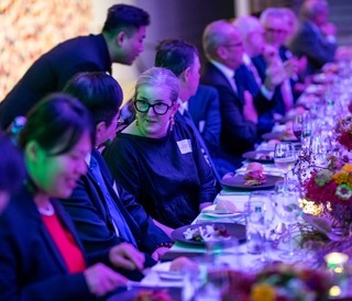 Dining at a private event