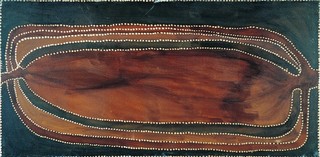 Rover Joolama Thomas, Kukatja/Wangkajunga, Australia c1926 – 1998 / Untitled c.1987 / Earth pigments and natural binders on canvas / Janet Holmes à Court Collection / © Rover Thomas 1987/ Licensed by Viscopy, 2017