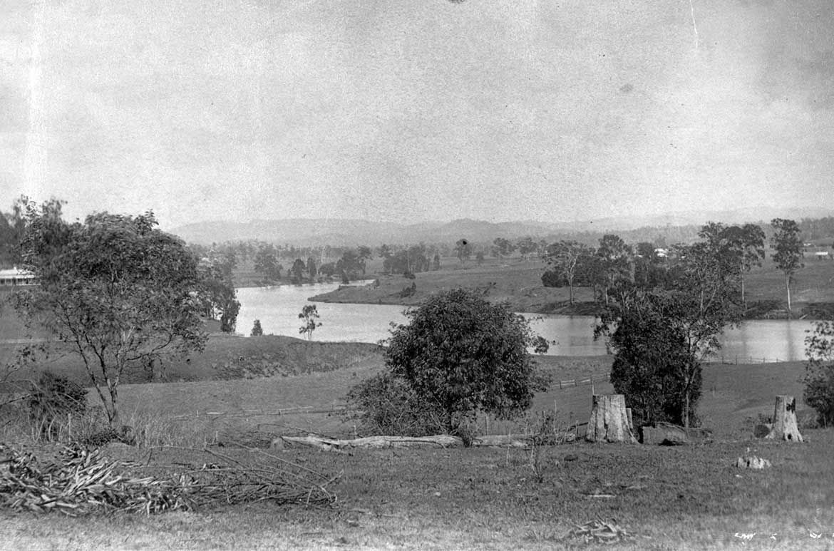 View from Oxley towards Fig Tree Pocket, c.1890 / 191808 / Courtesy: John Oxley Library, State Library of Queensland, Brisbane