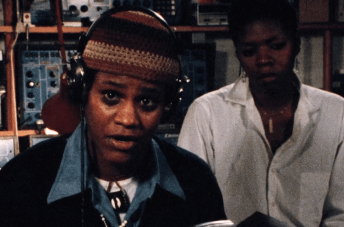 Promotional still from Born in Flames 1983 / Director: Lizzie Borden / Image courtesy: Anthology Film Archives & Lizzie Borden