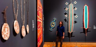 'North by North West' at Queensland Art Gallery (installation view) / March 2023 / Photograph: J Ruckli, QAGOMA
