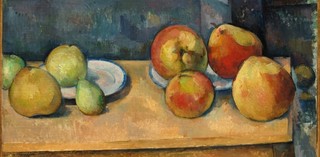 Paul Cézanne / Still Life with Apples and Pears (detail) c.1891–92 / Oil on canvas / 44.8 x 58.7cm / Bequest of Stephen C Clark, 1960 / 61.101.3 / Collection: The Metropolitan Museum of Art, New York