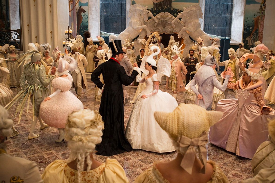 Tarsem Singh, India/United States b.1961 / Production still from Mirror Mirror 2012 / 35mm, colour, Dolby Digital, 106 minutes, United States/Canada, English / Director: Tarsem Singh / Producers: Bernie Goldmann, Ryan Kavanaugh, Brett Ratner / Script: Marc Klein, Jason Keller, Melisa Wallack / Cinematographer: Brendan Galvin / Editors: Robert Duffy, Nick Moore / Cast: Julia Roberts, Lily Collins, Armie Hammer, Nathan Lane, Jordan Prentice, Mark Povinelli,
Joe Gnoffo, Danny Woodburn, Sebastian Saraceno, Martin Klebba, Ronald Lee Clark / © 2012 UV RML NL Assets LLC. / Photograph: Jan Thijs, 2011 / Image courtesy: Relativity Media
