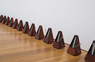Martin Creed, United Kingdom b.1968 / Work no. 189 1998 / 39 metronomes beating time, one at every speed / 9 x 288 x 4cm / Purchased 2008. The Queensland Government’s Gallery of Modern Art Acquisitions Fund / Collection: Queensland Art Gallery | Gallery of Modern Art / © Martin Creed