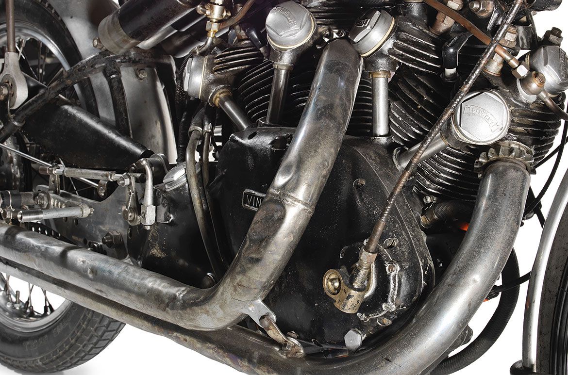 Vincent Black Lightning 1951 / The Peter and Frances Bender Collection / © Bonhams Auctioneers