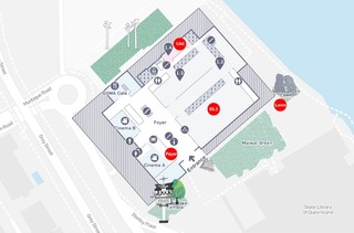 Gallery of Modern Art Animal Trail Map