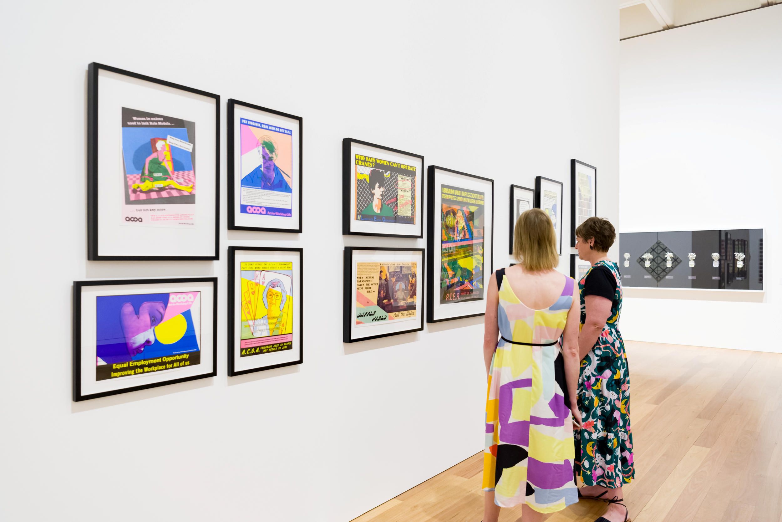 Lynette Finch / Administrative and Clerical Officers Association Brisbane / Untitled series 1987 (installation view) / Gift of the artist, 1991 / Collection: QAGOMA / © Lynette Finch