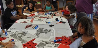 'Surrealism for Kids on Tour', Hopevale Arts and Cultural Centre, 2011.