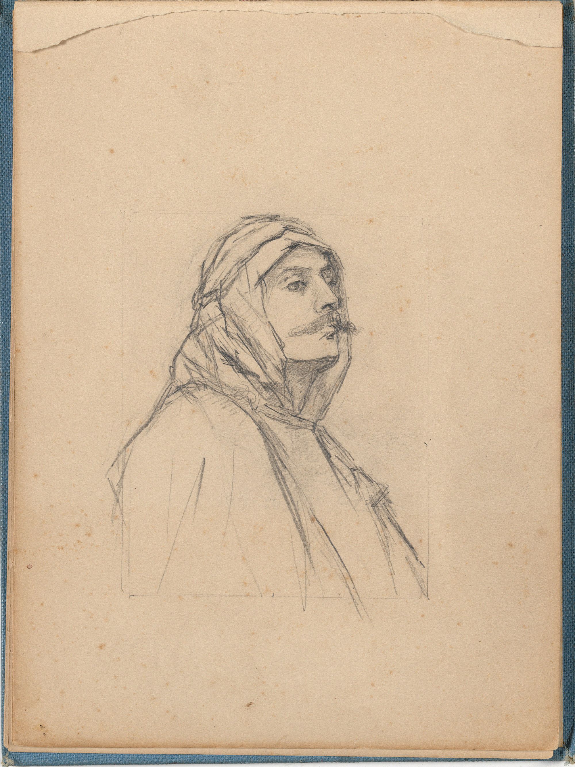 Bessie (Elizabeth Dickson) Gibson, Queensland Australia 1868–1961 / (Sketchbook) 1905 / Sketchbook; watercolour and pencil / 22.5 x 16.5cm / Gift of Dr W Lockhart Gibson 1975 / Collection: Queensland Art Gallery | Gallery of Modern Art / © Bessie Gibson Estate