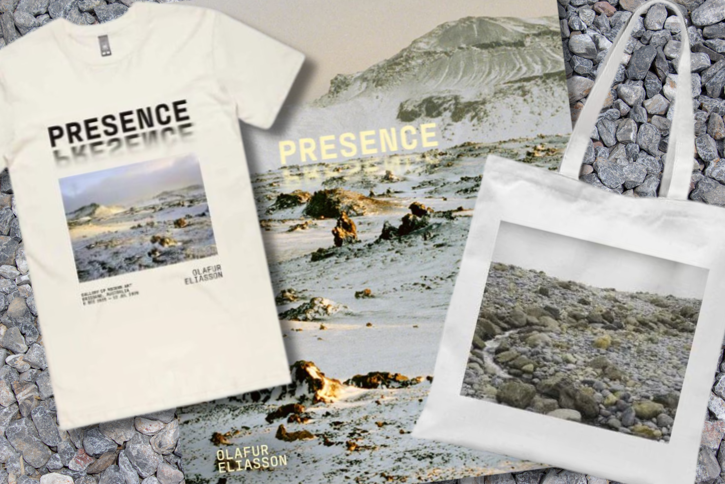 Olafur Eliasson: Presence Exhibition Merchandise available from QAGOMA Store