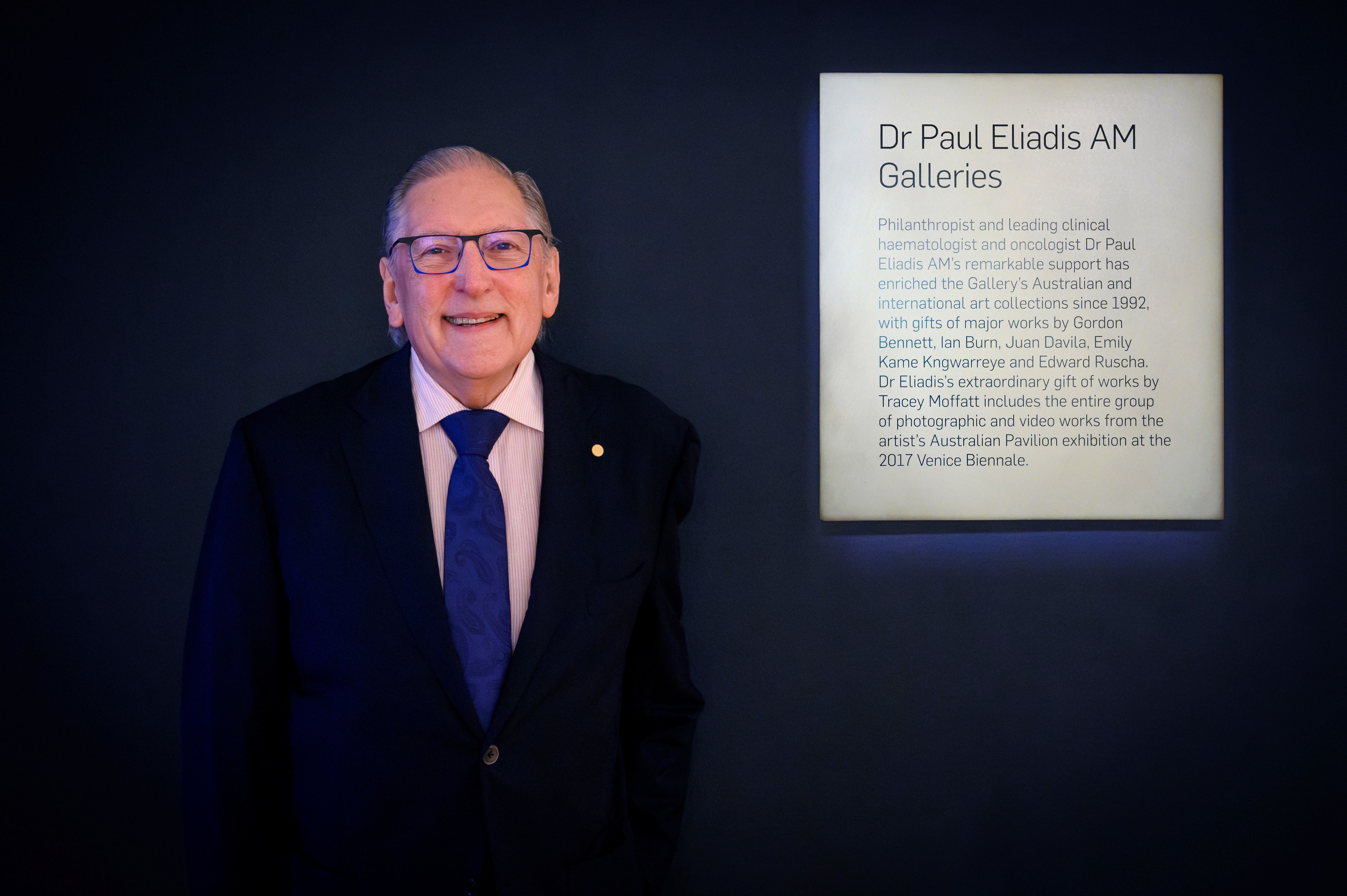 2022 QAGOMA Medallist Dr Paul Eliadis AM / Photograph: M Bowden