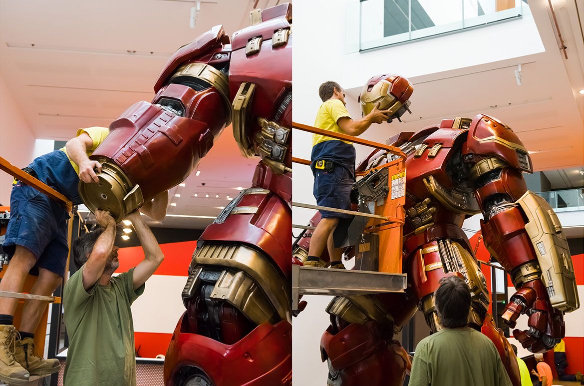 Marvel Installation of Hulkbuster