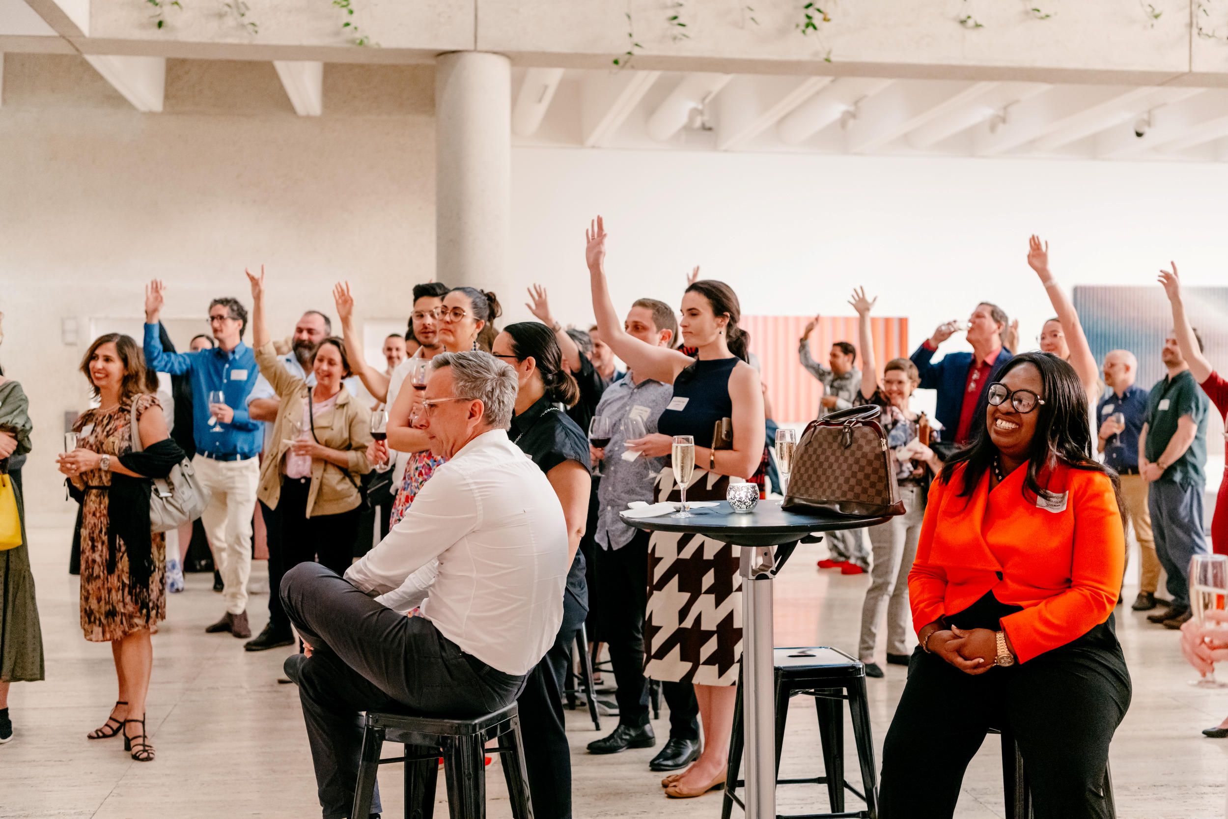 At the Future Collective Project Pitch 2021 / Photograph: J Ruckli