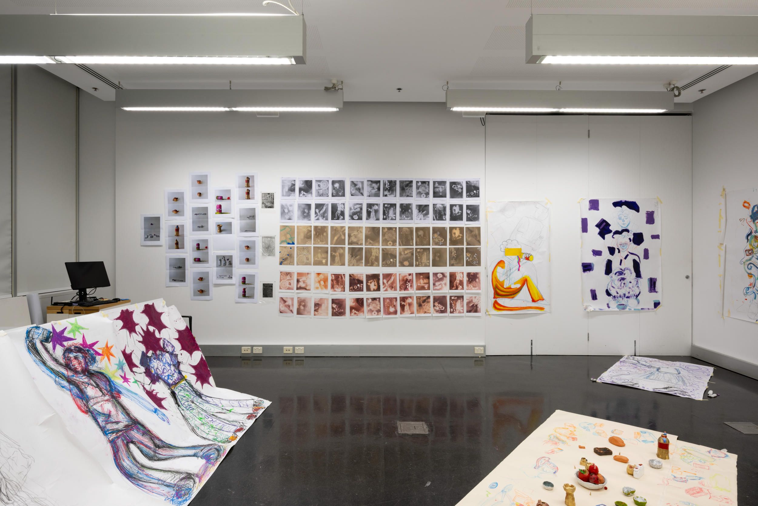 Artwork on display in Art Academy culminating exhibition / Photograph: N Umek © QAGOMA