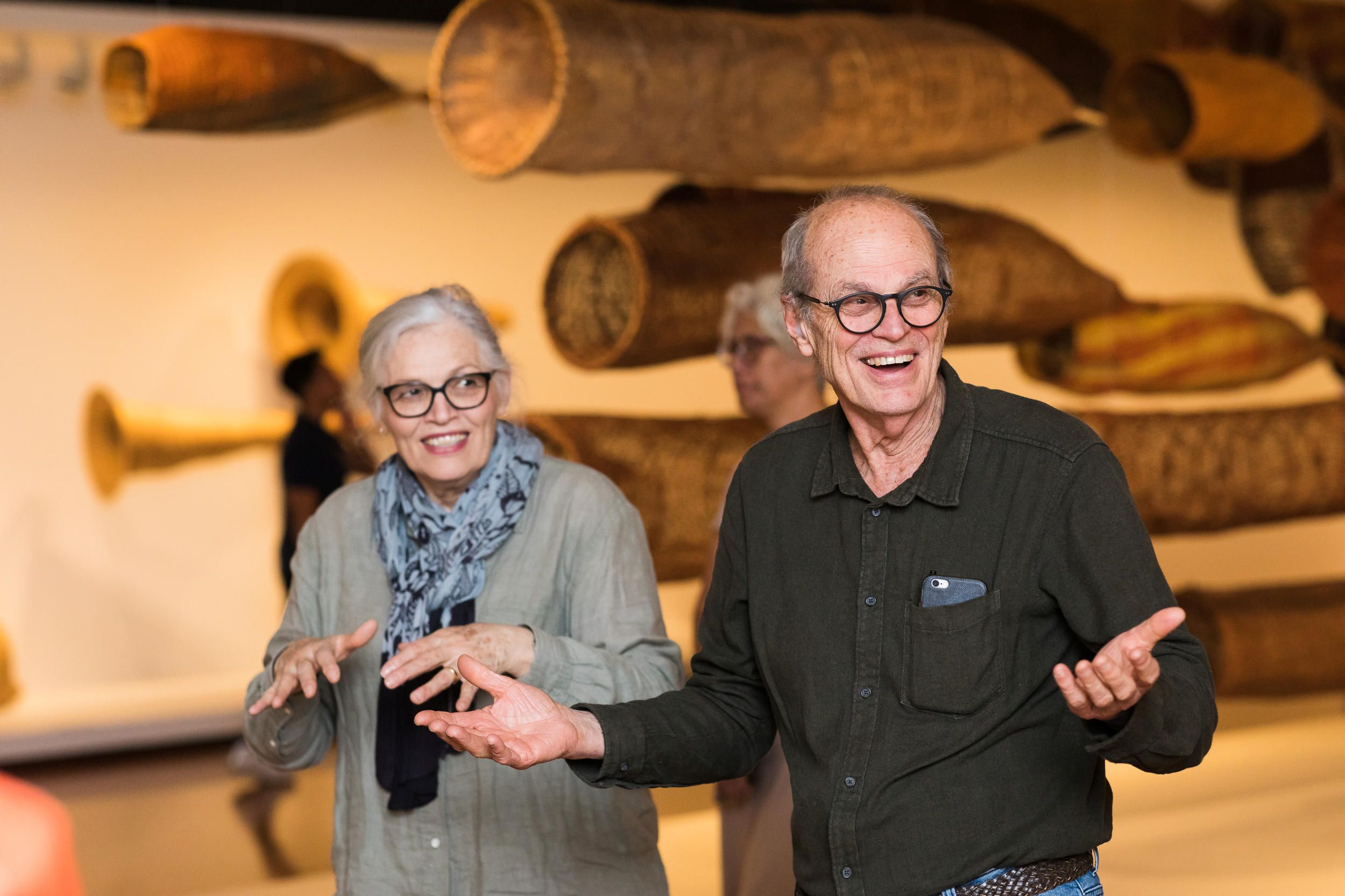 Visitors on a Auslan interpreted tour at Gallery of Modern Art | Photograph: K. Bennett
