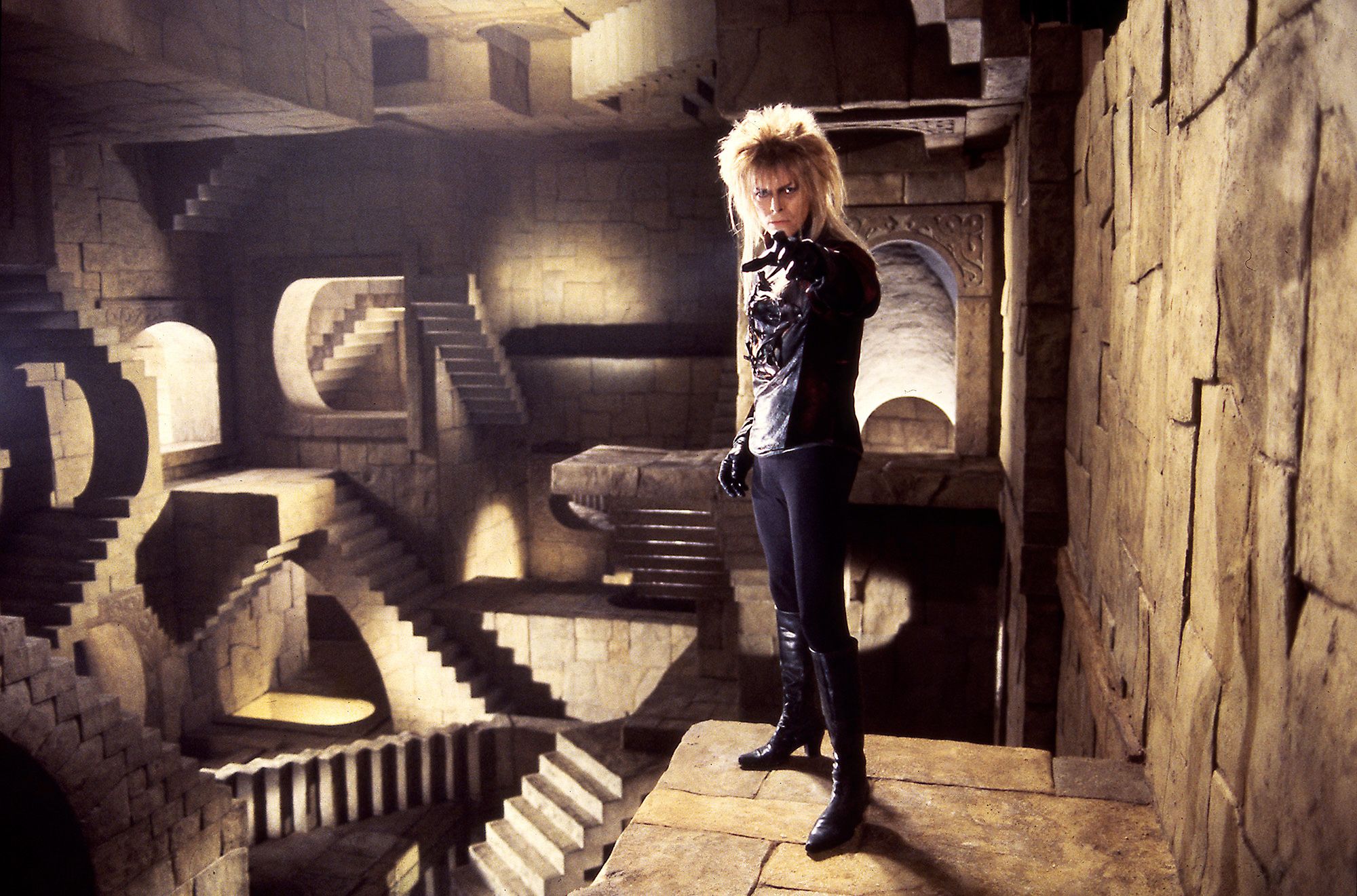 Production still from Labyrinth 1986 / Director: Jim Henson / Image courtesy: Park Circus/Sony Pictures