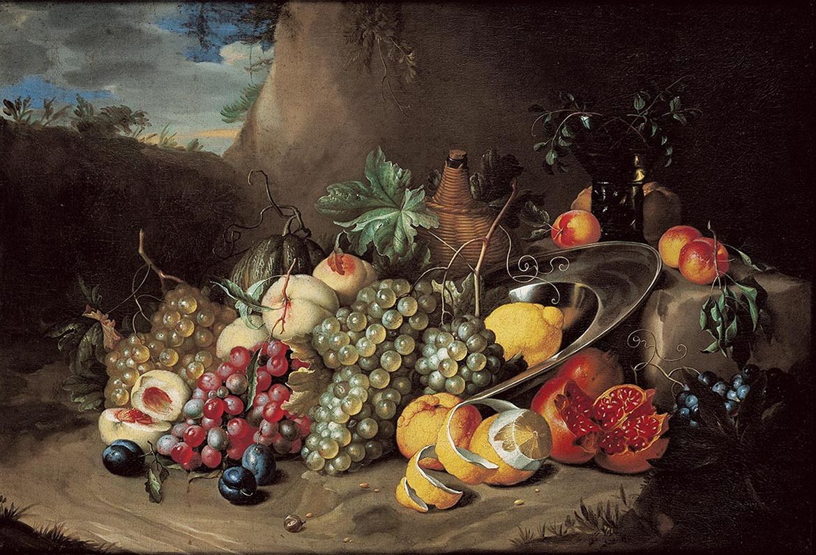 Alexander Coosemans, Flanders 1627-89 / Still life c.1650 / Oil on canvas / 58.2 x 83.5cm / Bequest of The Hon. Thomas Lodge Murray-Prior MLC 1892 / Collection: Queensland Art Gallery | Gallery of Modern Art