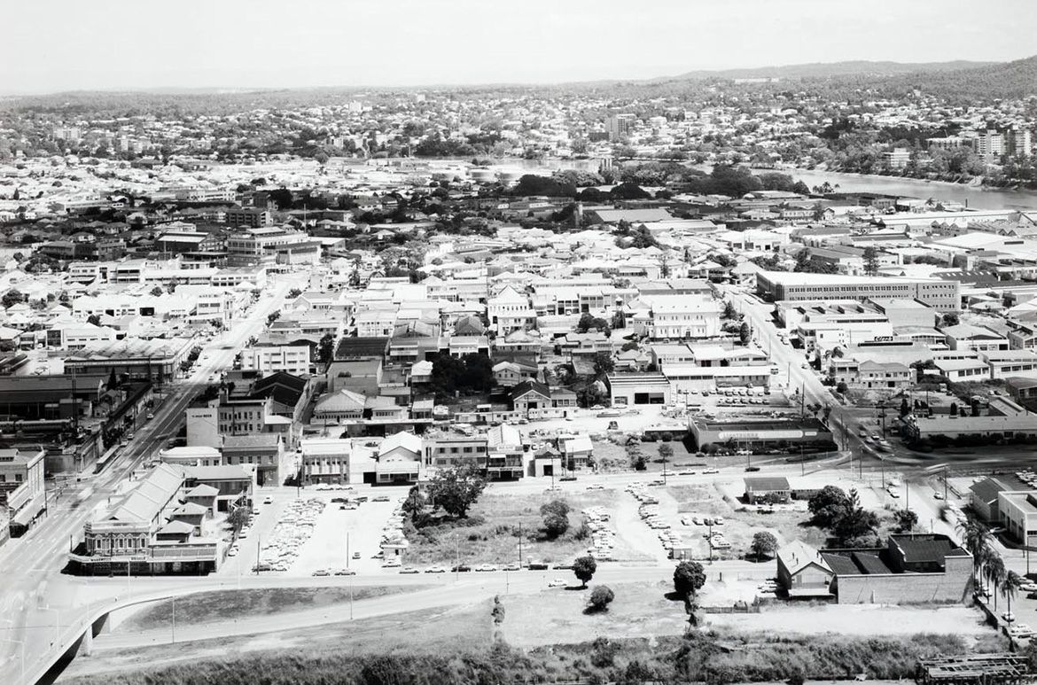 Site for the new Queensland Art Gallery, South Bank, 16 March 1976 / Collection: QAGOMA Research Library
