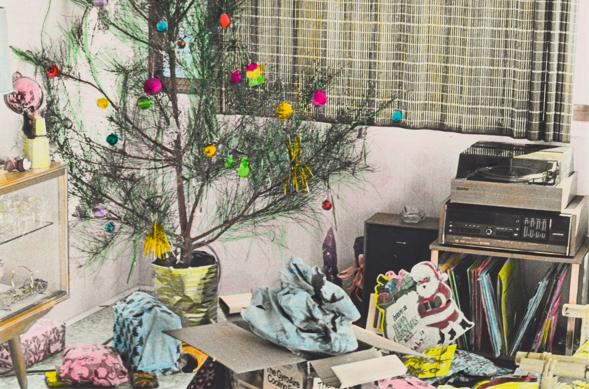 Ruth Maddison, Australia b.1945 / (Untitled 7) (from ‘Christmas holiday with Bob’s family, Queensland, 1978’ series) (detail) 1978-79 / Gelatin silver photograph, hand-coloured on paper / 16.5 x 10.9cm / Purchased 1995. QAG Foundation / Collection: Queensland Art Gallery | Gallery of Modern Art / © Ruth Maddison
