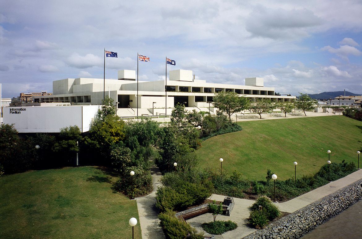 Queensland Art Gallery’s new permanent home at South Bank, 21 June 1982