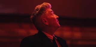 David Lynch in Brisbane, Australia for his 2015 exhibition 'Between Two Worlds’