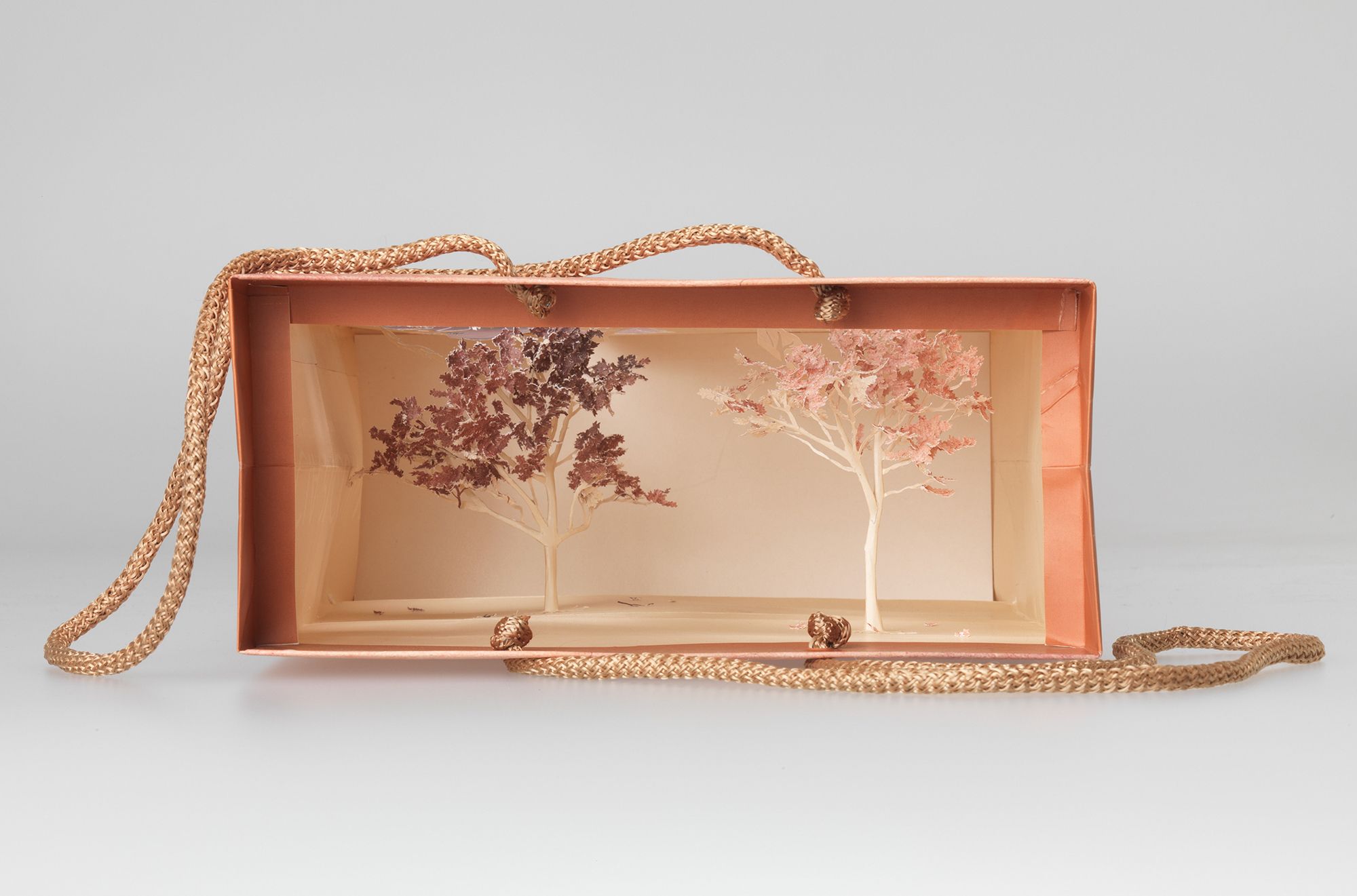 Yuken Teruya, Japan b.1973 / Notice - Forest 2006 / Paper and glue / a: 12.5 x 25 x 34cm (without handles); 12.5 x 25 x 60cm (with handles) / Purchased 2007. The Queensland Government's GOMA Acquisitions Fund / Collection: Queensland Art Gallery | Gallery of Modern Art / © Yuken Teruya