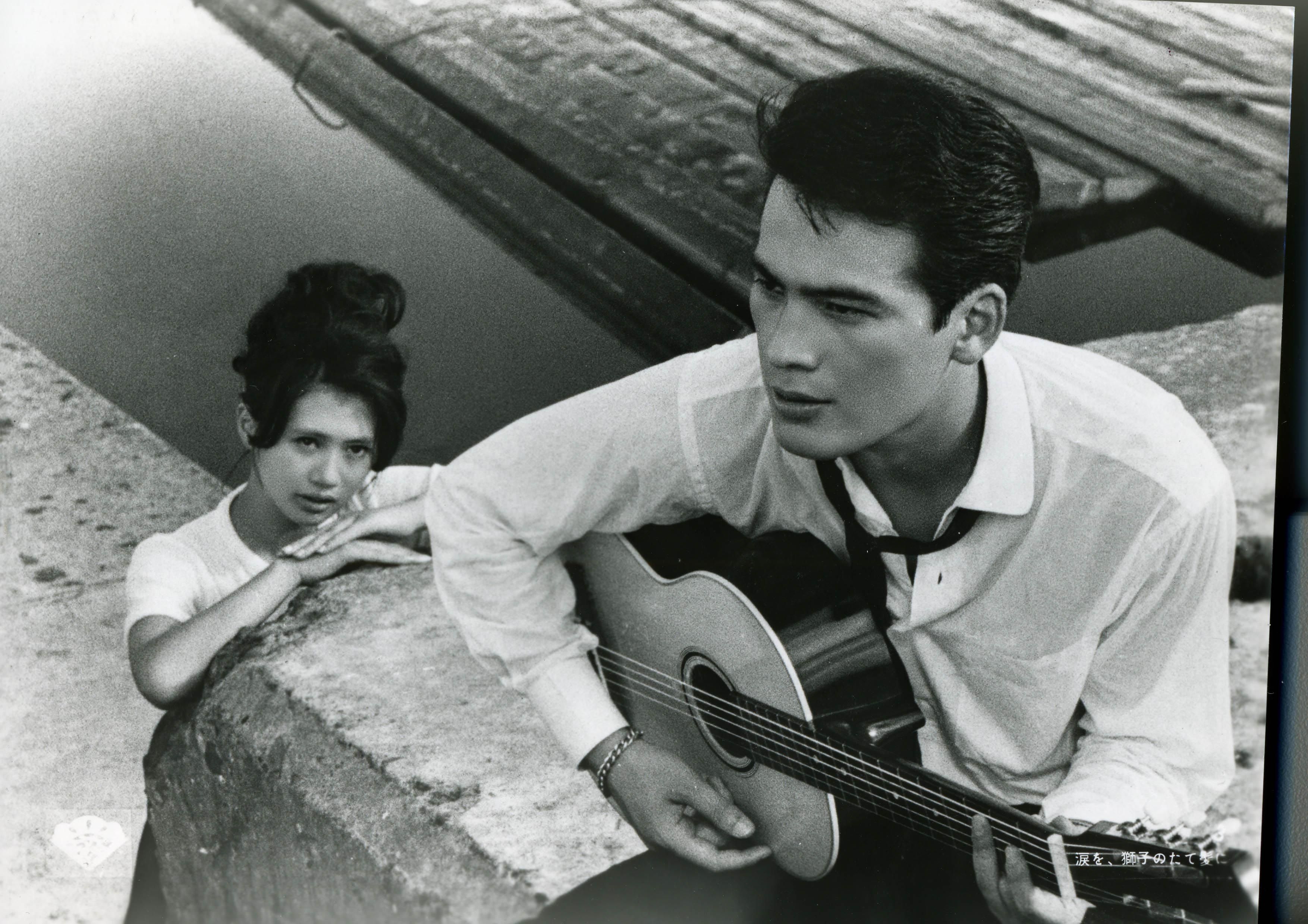 Production still from A Flame at the Pier 1962 / Director: Masahiro Shinoda / Image courtesy: © 1962 Shochiku Co Ltd