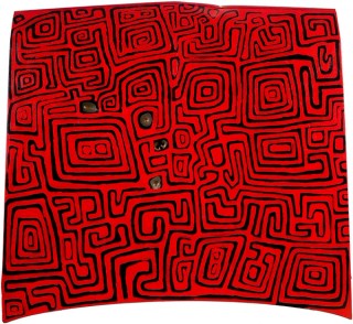 Jackie Kurltjunyintja Giles, Australia 1937–2010 / Valiant 2007 / Synthetic polymer paint on metal / 152 x 142 x 10cm / Purchased 2008. The Queensland Government’s Gallery of Modern Art Acquisitions Fund / Collection: Queensland Art Gallery | Gallery of Modern Art / © Jackie Kurltjunyintja Giles.