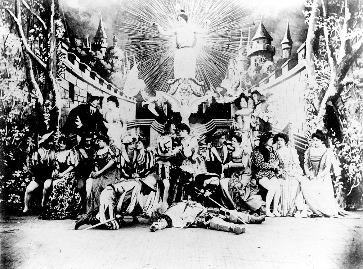 Production still from Bluebeard 1901 / Director: Georges Méliès / Image courtesy: British Film Institute
