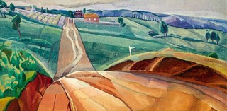 Georgia O’Keeffe, 1887-1986 / Ram’s Head, Blue Morning Glory 1938 / Georgia O’Keeffe Museum, Gift of The Burnett Foundation / © Georgia O’Keeffe Museum