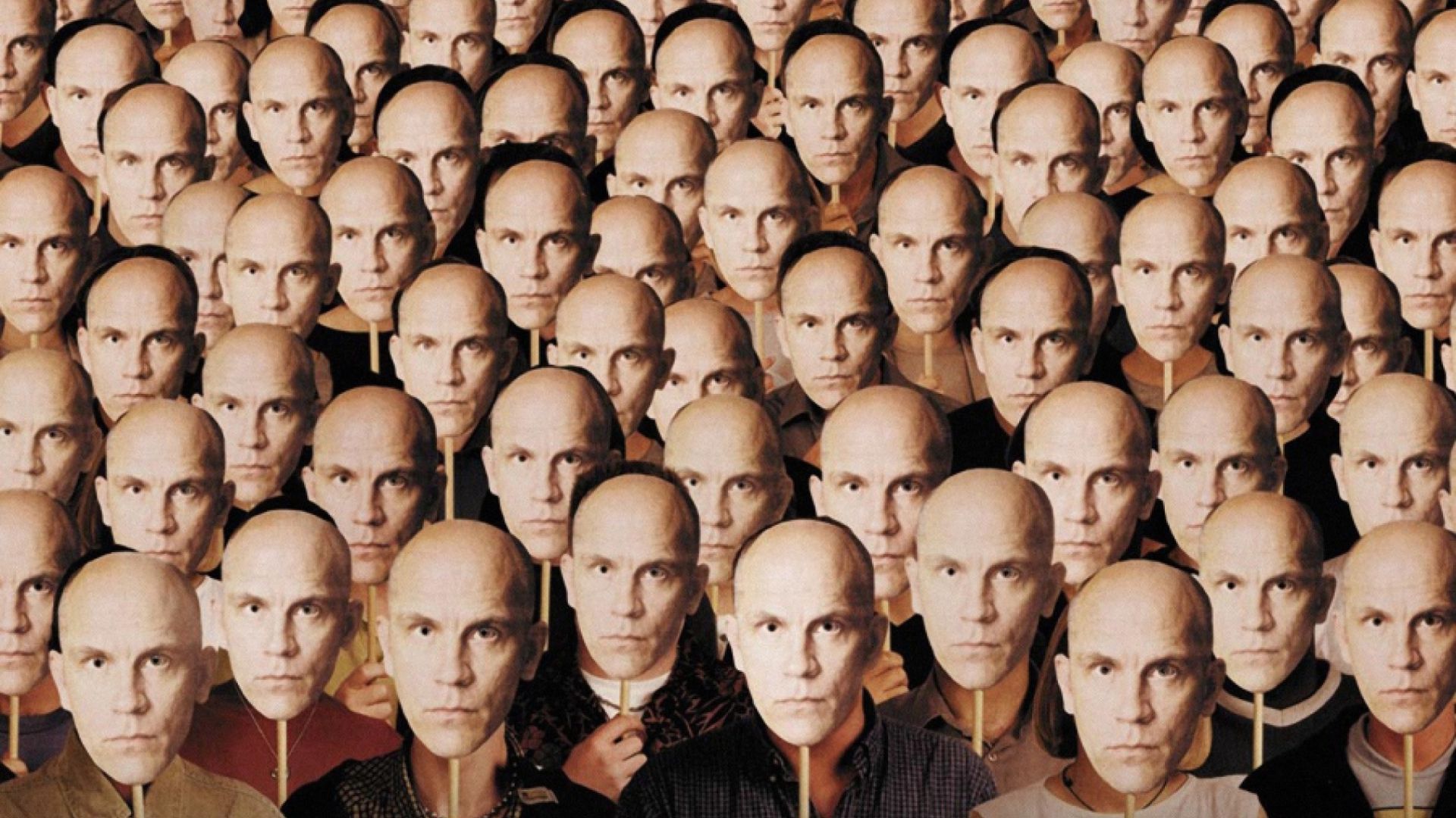 Production still from Being John Malkovich 1999 / Director: Spike Jonze / Image courtesy: Universal Pictures Australia