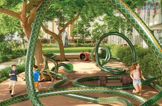 A rendered impression of The BIG HOSE