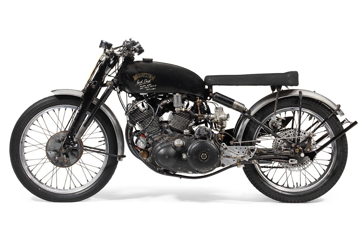 Vincent Black Lightning 1951 / The Peter and Frances Bender Collection / © Bonhams Auctioneers