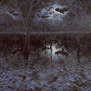 Lin Onus, Australia 1948-1996 / Morumbeeja Pitoa (Floods and moonlight) 1993 / Oil on canvas / Purchased 1995. QAG Foundation / Collection: Queensland Art Gallery | Gallery of Modern Art / © Lin Onus Estate
