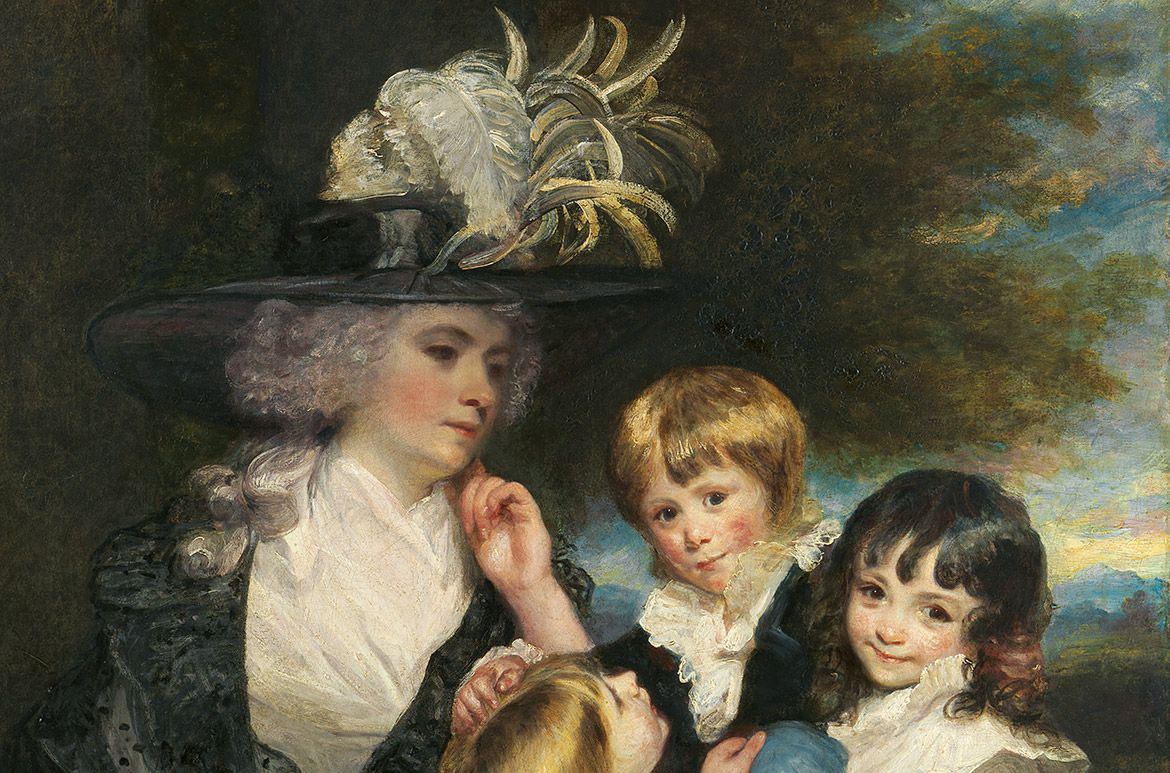 Sir Joshua Reynolds, England 1723–92 / Lady Smith (Charlotte Delaval) and Her Children (George Henry, Louisa, and Charlotte) 1787 / Oil on canvas / 140.7 x 112.1cm / Bequest of Collis P Huntington, 1900 / 25.110.10 / Collection: The Metropolitan Museum of Art, New York