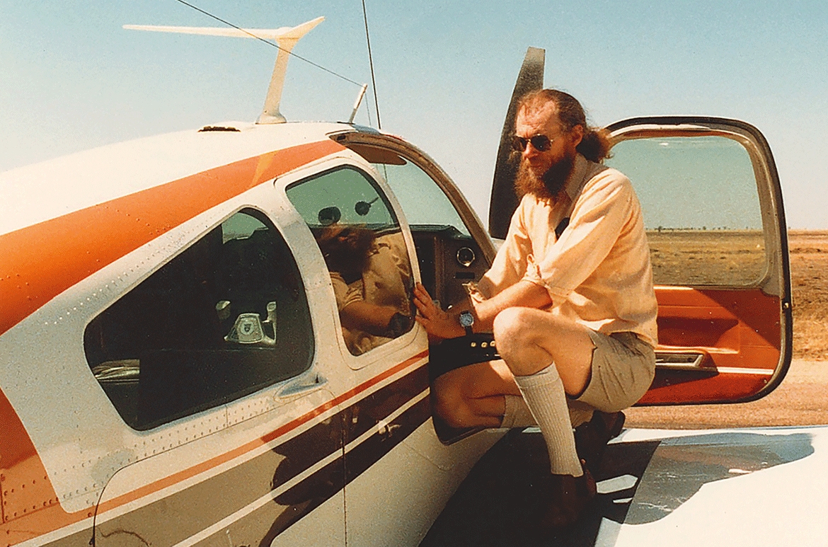 Mervyn Moriarty c.1970s / Courtesy: flyingarts.org.au