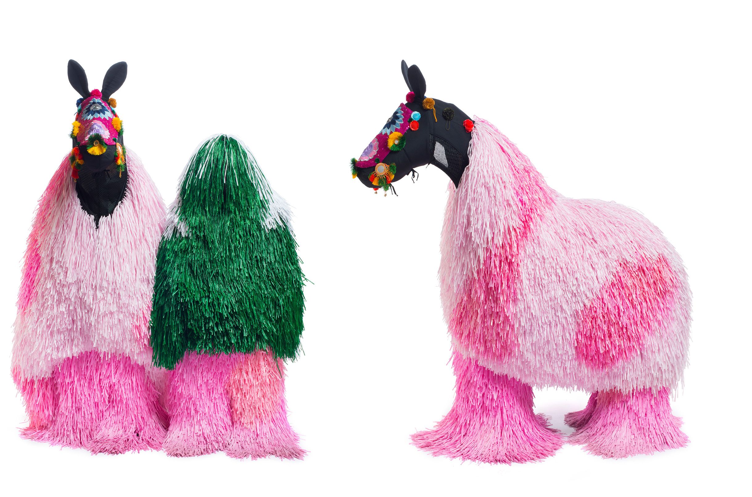 Nick Cave, United States b.1959 / HEARD 2012 / 15 wearable sculptures (six parts each) or as a performance, 15 wearable sculptures (six parts each), choreography, musical score and video / Purchased 2016 to mark the tenth anniversary of GOMA with funds from the Josephine Ulrick and Win Schubert Diversity Foundation through the QAGOMA Foundation / Collection: Queensland Art Gallery | Gallery of Modern Art / © Nick Cave / Photographs: James Prinz, courtesy of Nick Cave and Jack Shainman Gallery