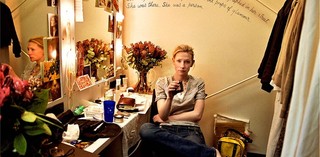 William Yang, Australia b.1943 / Cate Blanchett. The Star in Her Dressing Room. After Hedda Gabler. Wharf Theatre, Sydney 2004 / Digital print / Courtesy: The artist / © William Yang