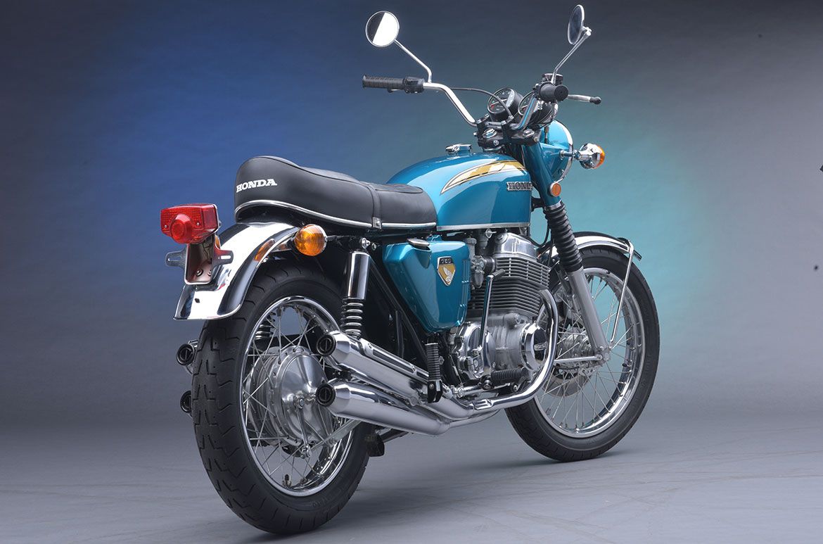 Honda CB750 1972 / Image courtesy: The Barber Vintage Motorsports Museum, Birmingham, Alabama, USA / Photograph: Marc Bondarenko