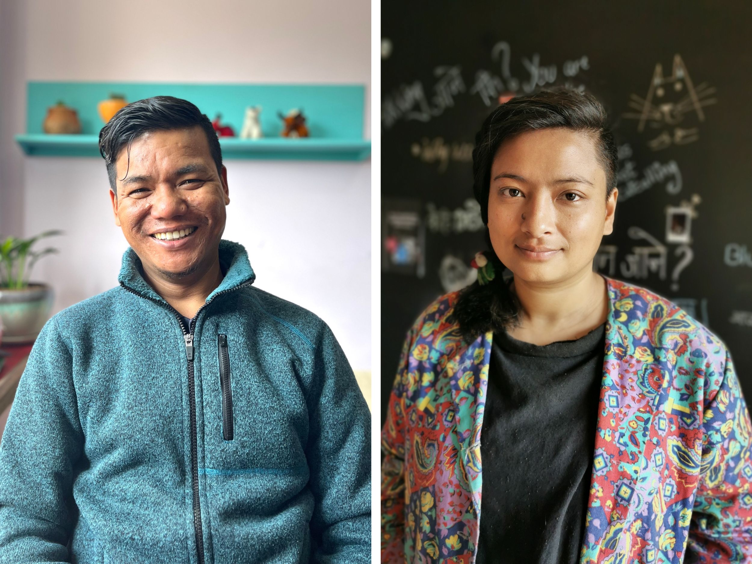 Hit Man Gurung and Sheelasha Rajbhandari / Image courtesy: The artists /