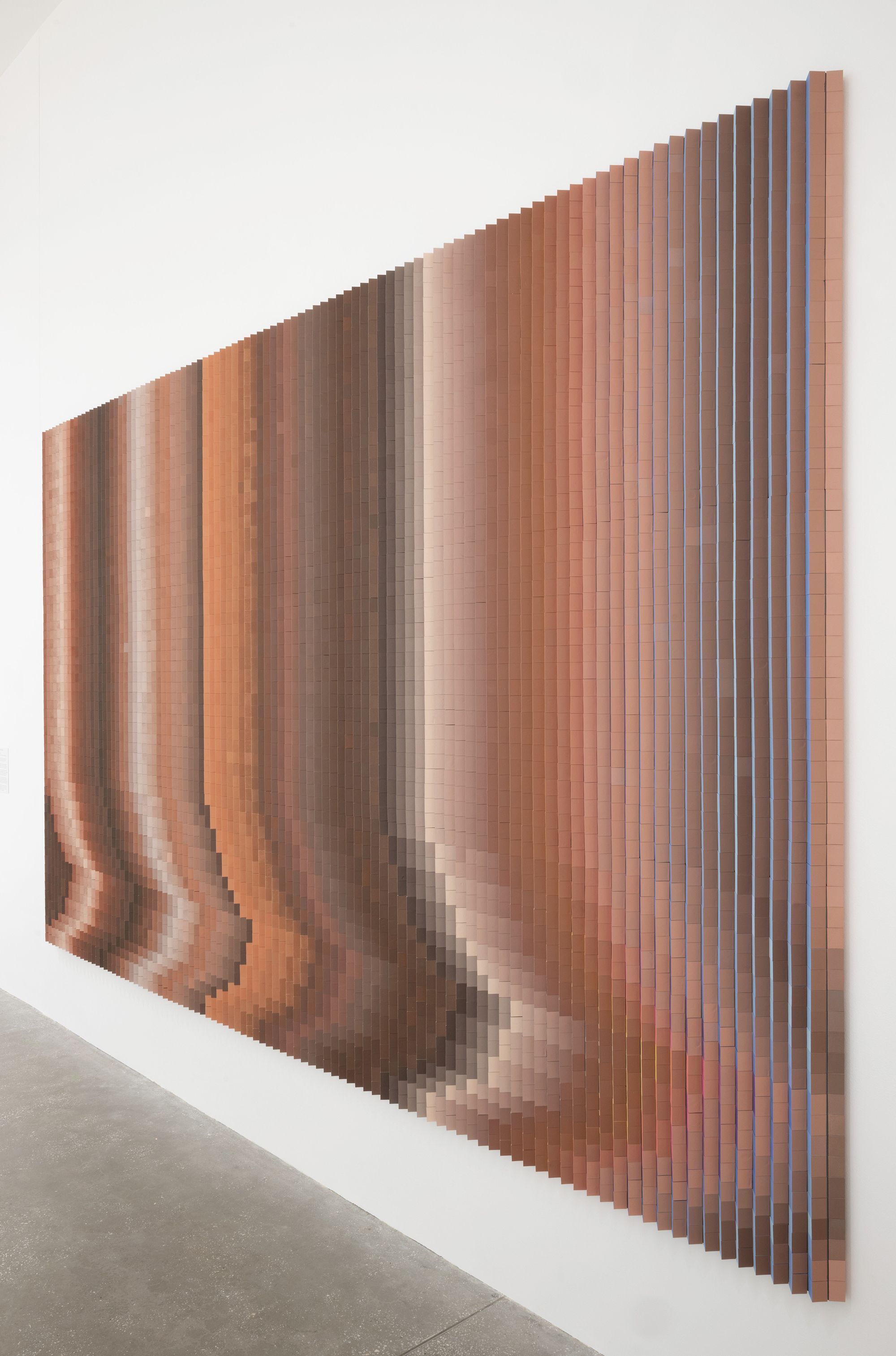 Syagini Ratna Wulan, Indonesia b.1979 / Parhelion 2021 / Acrylonitrile butadiene styrene plastic, stainless steel, lacquer paint / 300 x 500cm / The Kenneth and Yasuko Myer Collection of Contemporary Asian Art. Purchased 2022 with funds from Michael Sidney Myer through the QAGOMA Foundation / Collection: Queensland Art Gallery | Gallery of Modern Art / © Syagini Ratna Wulan