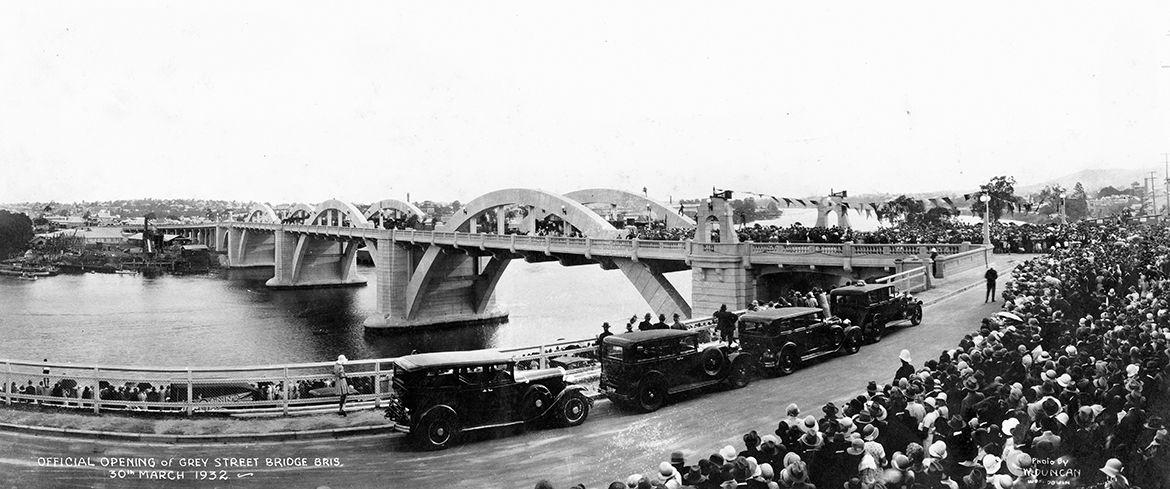 Official opening of the Grey Street Bridge, 1932 / 150516 / Courtesy: John Oxley Library, State Library of Queensland, Brisbane