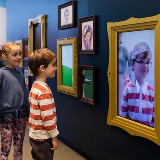 Visitors participating in an activity as part of ‘Superpowered’, Children’s Art Centre, Gallery of Modern Art, Brisbane / Photograph: K Bennett © QAGOMA