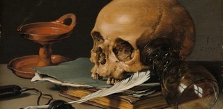 Pieter Claesz / Still Life with a Skull and a Writing Quill (detail)1628 / Oil on wood / 24.1 x 35.9cm / Rogers Fund, 1949 / 49.107 / Collection: The Metropolitan Museum of Art, New York