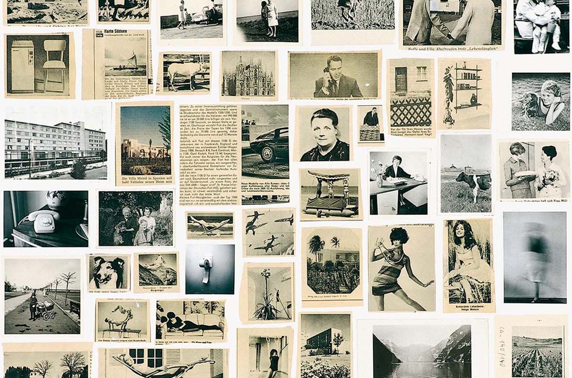Gerhard Richter, Germany b.1932 / Atlas overview 1962-ongoing / Newspaper & Album Photos (5), 1962 / © Gerhard Richter 2017 / Images courtesy: The artist and the Gerhard Richter Atelier