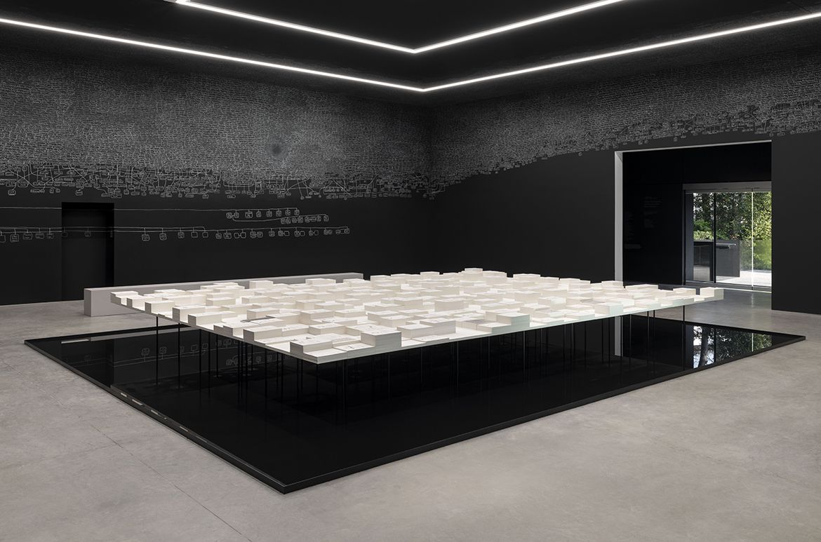 Archie Moore, Kamilaroi/Bigambul peoples, Australia b.1970 / kith and kin (installation view, Australia Pavilion, Venice Biennale) 2024 / Presented to QAGOMA and Tate by Creative Australia on behalf of the Australian Government 2024 / Collection: Queensland Art Gallery | Gallery of Modern Art / © Archie Moore / Photograph: Andrea Rossetti / Image courtesy: The artist and The Commercial, Sydney