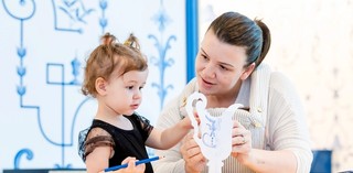 An activity for ‘Natalya Hughes: The Castle of Tarragindi on Tour’ / Photograph: C Baxter © QAGOMA